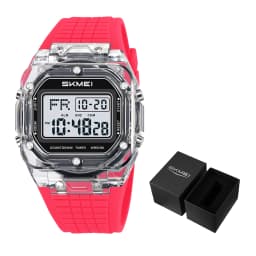 SKMEI 2683 Original Unisex Digital Wristwatch 5Bar Waterproof Women Men Sports Watches EL Backlight Clock Stopwatch Alarm Date