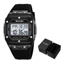 SKMEI 2683 Original Unisex Digital Wristwatch 5Bar Waterproof Women Men Sports Watches EL Backlight Clock Stopwatch Alarm Date