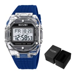 SKMEI 2683 Original Unisex Digital Wristwatch 5Bar Waterproof Women Men Sports Watches EL Backlight Clock Stopwatch Alarm Date