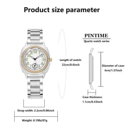 Couples Quartz Watch Business Fashion Analog Wrist Watch Valentines Gift For Men Women Watch Daily Wear Couple Watch