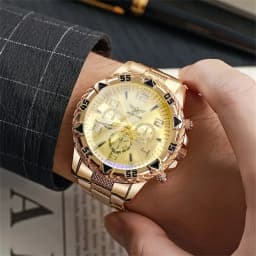 4pcs of fashionable business casual perfect classic luxury couple teenagers style quartz watch minimalist bracelet suit best