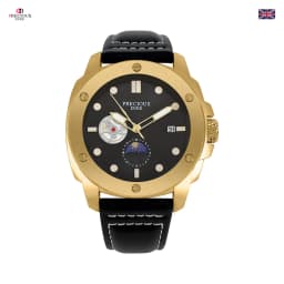 Fashion Casual PRECIUOS DUKE UK Brand Precious Wristwatch Classic Leather Strap Elegant Quartz Watch