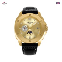 Fashion Casual PRECIUOS DUKE UK Brand Precious Wristwatch Classic Leather Strap Elegant Quartz Watch