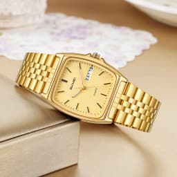 SKMEI 2628 Fashion Quartz Watches Business Men Women Wristwatch 30M Waterproof Luxury Clock Unisex Date Aluminium Alloy Case
