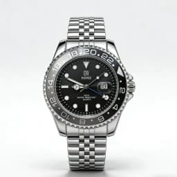 NDNZ New Business Casual Stainless Steel Waterproof Quartz Couple Watch with Date Function Wear-resistant for Men and Lovers