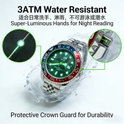 NDNZ New Business Casual Stainless Steel Waterproof Quartz Couple Watch with Date Function Wear-resistant for Men and Lovers