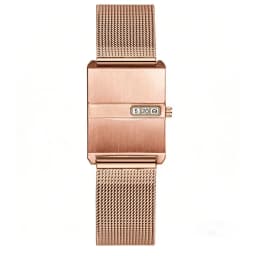 Gold Watch for Couple Luxury Women/Men Wristwatch Waterproof Golden Clock Quartz Fashion Men Ladies Watch with Mesh Strap