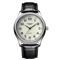 Top Brand Man Wristwatch Luxury Business Waterproof Men Watch For Men Quartz Clock Leather Men's Watches reloj+Box Men's Gift