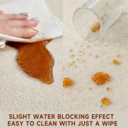 VIKAMA Cream Style Living Room Carpet, Waterproof And Anti-Slip Sofa Coffee Table Rug, Bedroom Floor Mat, Home Decoration