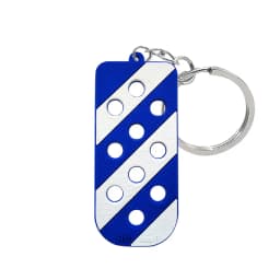 1pcs Black PVC Keychain With Hole Fit Shoe Charms For Car Women Men Kids Metal Pink Colorful Key Rings for Bag Accessories Gifts