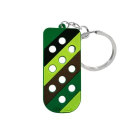 1pcs Black PVC Keychain With Hole Fit Shoe Charms For Car Women Men Kids Metal Pink Colorful Key Rings for Bag Accessories Gifts