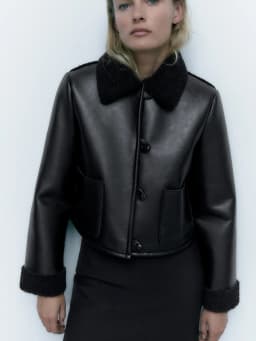 Warm Fleece Short Jacket Coat Women's Autumn Winter New Style Flip Collar Velvet Outerwear Ladies Commute Fashion