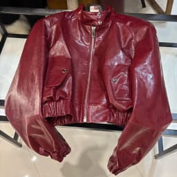 YOLOAgain Oversized Suede Leather Cropped Jacket Coat Women Drop-shoulder Dark Brown Genuine Leather Jacket Coat 2025 Autumn