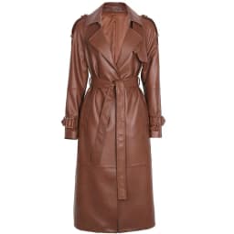 YOLOAgain High Quality Real Leather Trench Coat Women Genuine Leather Jacket Windbreak Female
