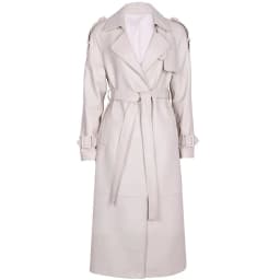 YOLOAgain High Quality Real Leather Trench Coat Women Genuine Leather Jacket Windbreak Female