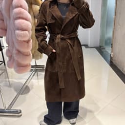 YOLOAgain High Quality Real Leather Trench Coat Women Genuine Leather Jacket Windbreak Female