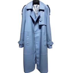 YOLOAgain High Quality Real Leather Trench Coat Women Genuine Leather Jacket Windbreak Female