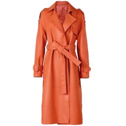 YOLOAgain High Quality Real Leather Trench Coat Women Genuine Leather Jacket Windbreak Female