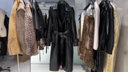 YOLOAgain High Quality Real Leather Trench Coat Women Genuine Leather Jacket Windbreak Female
