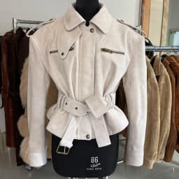 YOLOAgain Real Leather Jacket Coat Women With Belt Genuine Sheepskin Brown Leather Jacket Ladies