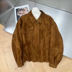 Natural Leather Women Lambskin Leather Jacket Long Sleeves 100% Sheepskin Leather Coat H723