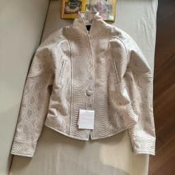 Natural Lambskin Leather Jacket for Women, 100% Genuine Leather Sheepskin Leather Women Coat, Long Sleeves, H1013