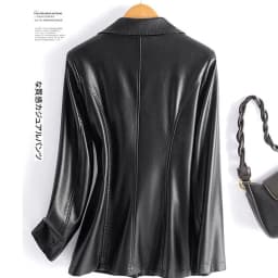 Fashion Sheepskin Jackets Women Casual Short Real Leather Coats 2025 New Long Sleeve Covered Button Elastic Waist Jackets Female