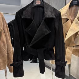 YOLOAgain Vintage Real Leather Jacket Women Genuine Sheepskin Leather Jacket Female