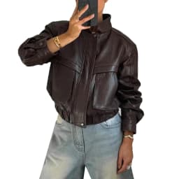 YOLOAgain 2025 Autumn New Suede Bomber Jacket Coat Women Real Sheepskin Grained Leather Jacket Ladies