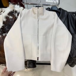 YOLOAgain Real Leather Jacket Women Genuine Sheepskin Oversized Leather Coat