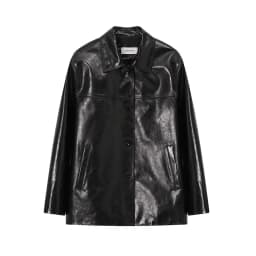 Waxed Lambskin Genuine Leather Jacket Women Retro Lapel Collar Single Breasted Real Leather Casual Spring Autumn Outerwear 2026