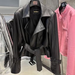 YOLOAgain Real Leather Jacket Women With Belt Lapel Oversized Dark Brown Suede Jacket Coat Ladies