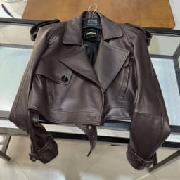 YOLOAgain Long Sleeve Dark Brown Suede Jacket Women Real Leather Jacket