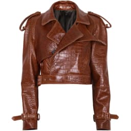 YOLOAgain Long Sleeve Dark Brown Suede Jacket Women Real Leather Jacket