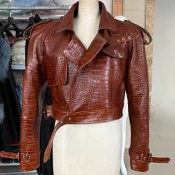 YOLOAgain Long Sleeve Dark Brown Suede Jacket Women Real Leather Jacket