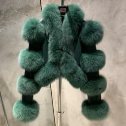Fur Bomber Ladies New Fashion Jacket Crocdile Sheep Leather With Natural Fur 3573