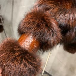 Fur Bomber Ladies New Fashion Jacket Crocdile Sheep Leather With Natural Fur 3573