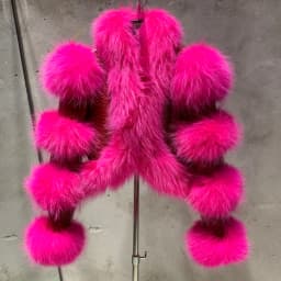 Fur Bomber Ladies New Fashion Jacket Crocdile Sheep Leather With Natural Fur 3573
