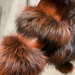 Fur Bomber Ladies New Fashion Jacket Crocdile Sheep Leather With Natural Fur 3573