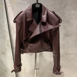 Female Leather Jacket Women Winter Genuine Sheep Leather Coat Wide Shoulder Paddad 23012