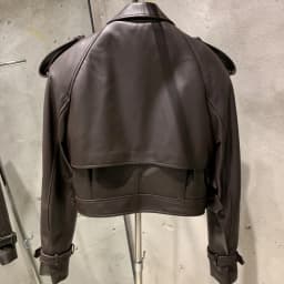 Female Leather Jacket Women Winter Genuine Sheep Leather Coat Wide Shoulder Paddad 23012