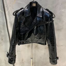 Female Leather Jacket Women Winter Genuine Sheep Leather Coat Wide Shoulder Paddad 23012