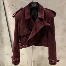 Female Leather Jacket Women Winter Genuine Sheep Leather Coat Wide Shoulder Paddad 23012