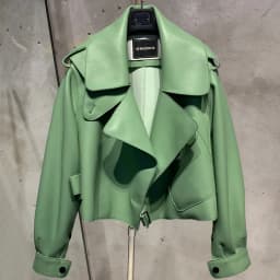 Lady Jacket Real Sheepskin Blouse Coat Women Spring and Autumn Casual Outwear 2979