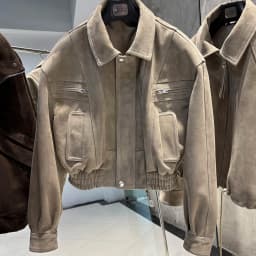 YOLOAgain 2025 Autumn Oversized Suede Jacket Women Real Leather Bomber Jacket Female