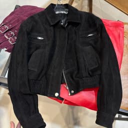 YOLOAgain 2025 Autumn Oversized Suede Jacket Women Real Leather Bomber Jacket Female