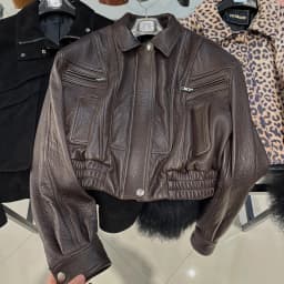 YOLOAgain 2025 Autumn Oversized Suede Jacket Women Real Leather Bomber Jacket Female