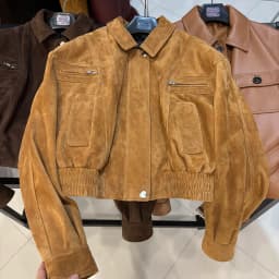 YOLOAgain 2025 Autumn Oversized Suede Jacket Women Real Leather Bomber Jacket Female