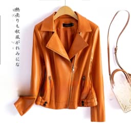 Spring 2026 Short Genuine Leather Jacket Women's Slim Fit Suit Collar Zipper Detailing Commute Style Sheep Skin Coat