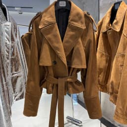 YOLOAgain Real Leather Jacket Women Burgundy Grain Leather Jacket With Belt